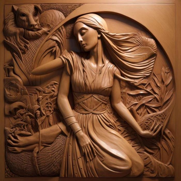 نموذج ثلاثي الأبعاد لآلة CNC 3D Art 